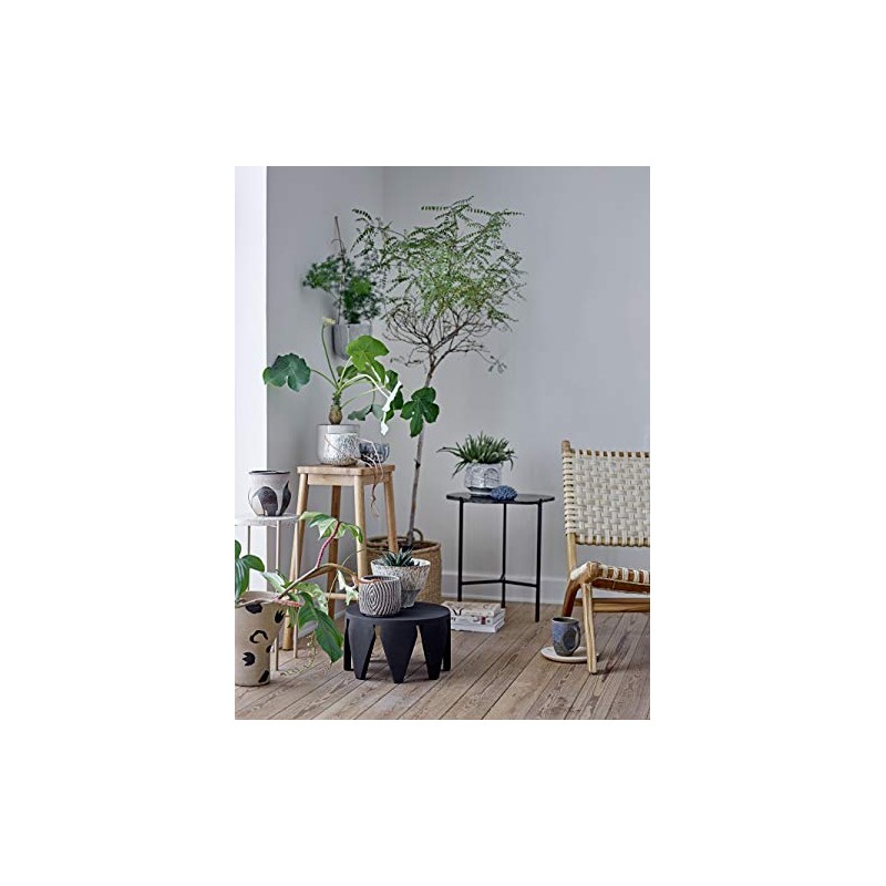 Bloomingville Flower Pot, Ceramic, Gray, 13.5 cm