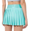 Husnainna Pleated Tennis Skirt for Women Built-in Shorts High Waisted