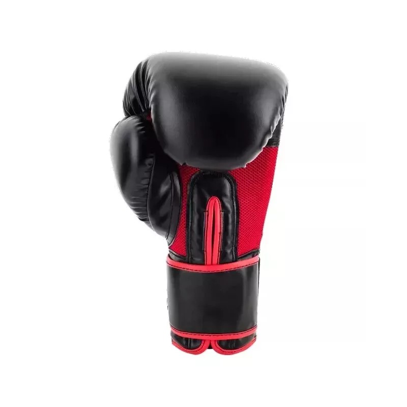 UFC 16 OZ MUAY THAI TRAINING GLOVES, BLACK/RED *NEW