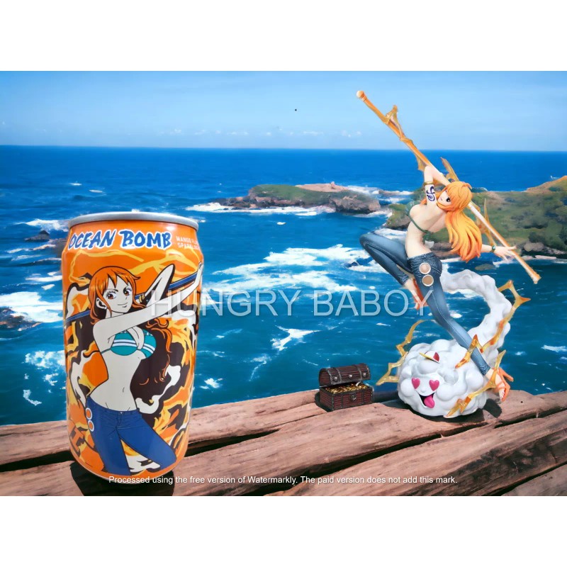 OCEAN BOMB NEW One Piece Anime Flavored Water Pack of