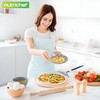 NutriChef Nonstick Pizza Peel - 16" x 12" Aluminum Pizza