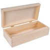 Creative Deco Small Wooden Storage Box | 24 x 11.3