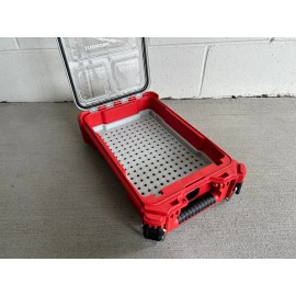 Jonah Pope Design Router Bit Organizer Insert for Milwaukee Packout (Insert Only) - Industrial Gray