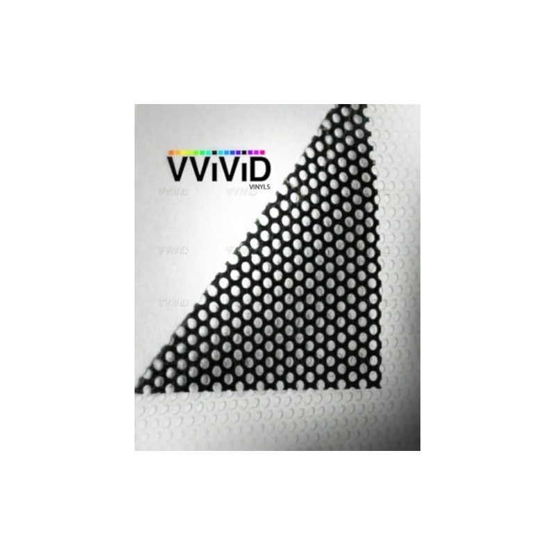 VViViD One-Way Perforated Vinyl Privacy Window Film Adhesive Glass Wrap