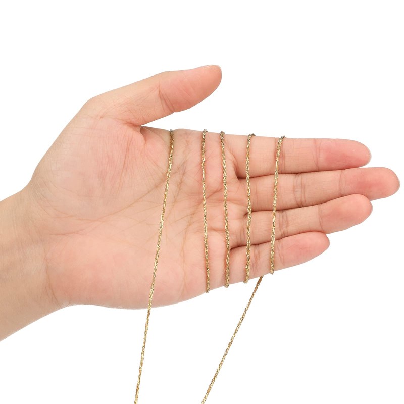KINGLAKE Gold Twine String,Christmas Metallic Gold Twine String Bakers Twine