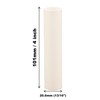 Creative Hobbies 4 Inch Tall Cream Plastic Candle Covers Sleeves