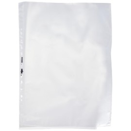 Rexel Standard A3 Plastic Punched Wallets Top Opening, Pack of 10