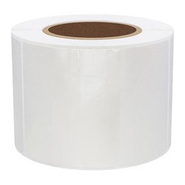 Hylabelest Rectangle Crystal Clear Retail Package Seals Circle Wafer Stickers 2x3 Inch Transparent Labels (2 * 3 inch)