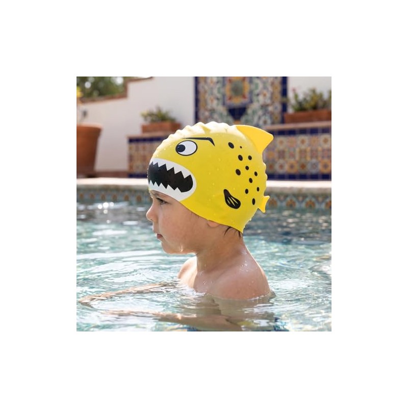 Toddmomy Gorro De Natación De Silicona Gorro De Ducha Gorro
