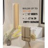 Natural Wood Folding Clothes Hanger Rack for Laundry Room, Wall