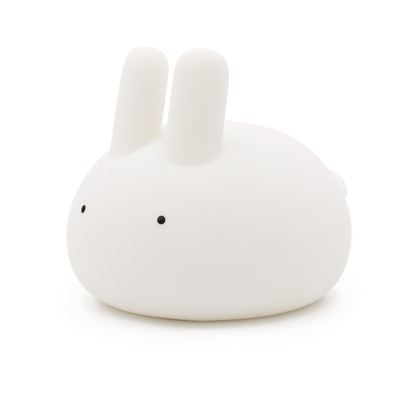 Cute Rabbit Night Light Silicone Bunny Tabletop Lamp 2700K Warm
