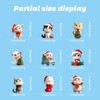 9 Sheets 156Pcs Christmas Decorations Window Clings, Large 3D Lucky