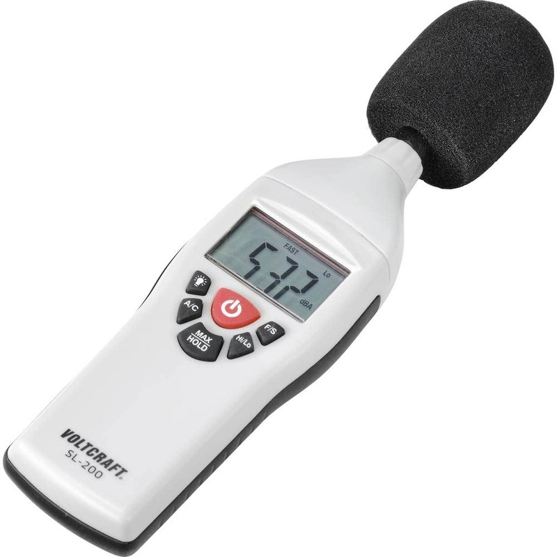 VOLTCRAFT SL-200 Sound level-measuring apparatus, Noise-measuring apparatus 31.5 - 8000