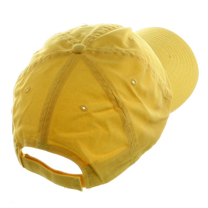 Low Profile Dyed Cotton Twill Cap - Yellow OSFM