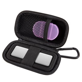 Case for KardiaMobile 1L 6L Personal EKG Monitor,Shockproof Hard Shell Storage Case,Portable Travel Protective Holder Organizer for Heart Monitor Storage Pill Organizer Carrying (Case Only)