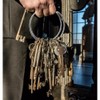 Neikafan Pack of 6 Key Rings Large Key Rings Metal