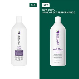 Biolage Biolage Ultra Hydra Source Shampoo | Deep Hydrating Shampoo for Very Dry Hair | Moisturizes Hair to Prevent Breakage | Paraben & Silicone-Free | Vegan | Salon Shampoo | 33.8 Fl. Oz