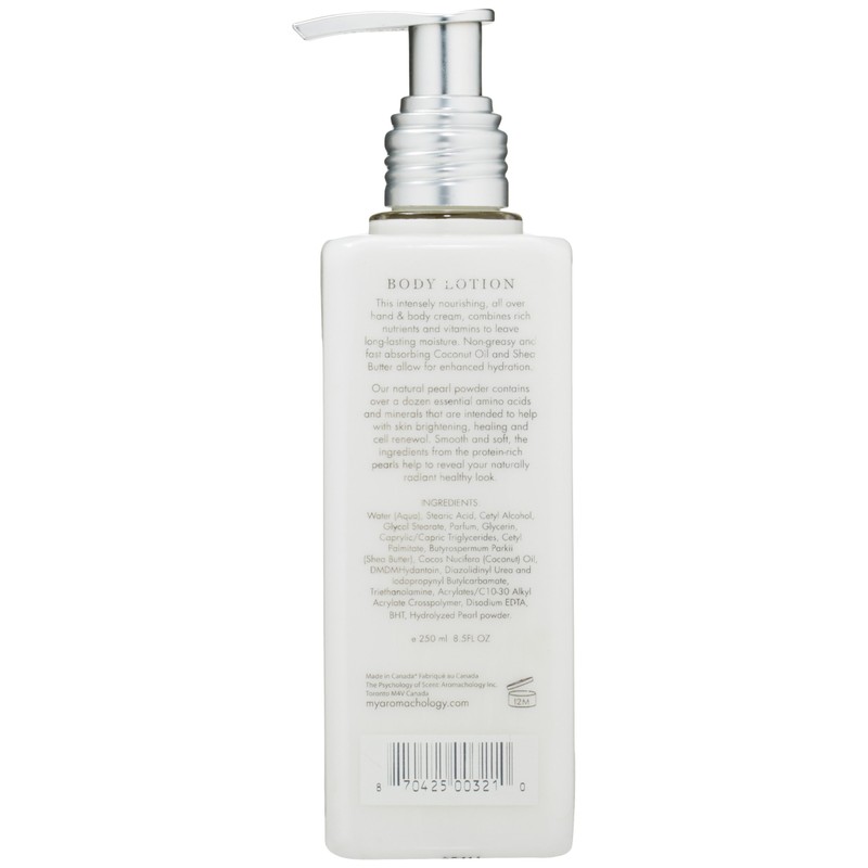 AROMACHOLOGY Pearl Body Lotion, Clean & Fresh, 8.5 fl. oz.