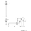 TOTO TK133AUN13C Single Faucet (Horizontal Faucet) Water Spout Pipe 11.8
