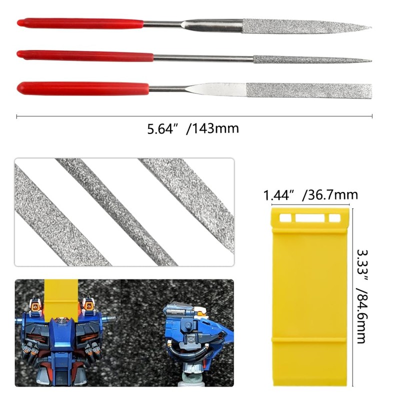 BXQINLENX Professional 15 PCS Model Tools Kit Modeler Basic Tools