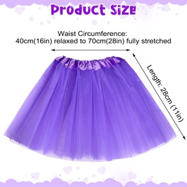22 Pcs Tutu Skirt for Girls Bulk Multicolor Ballet Princess tutu Skirts 3 Layers Fluffy Tulle Tutus for Toddler Girls Dress Dance Birthday Party Favor