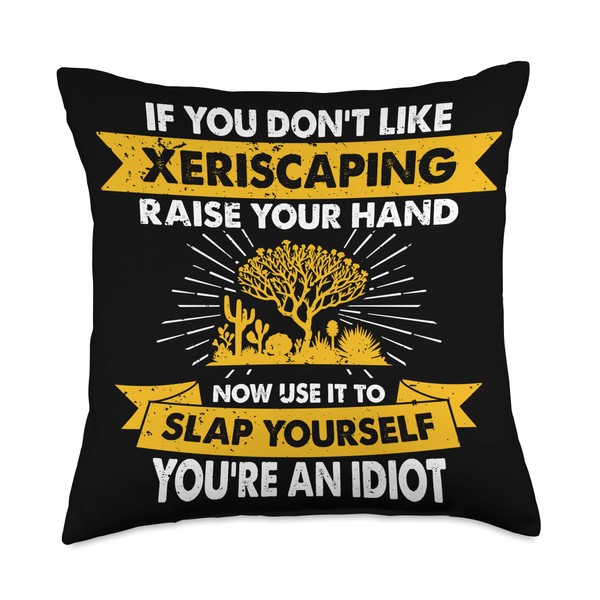 Raise Your Hand Slap Yourself - Hobby Funny Xeriscaping Throw