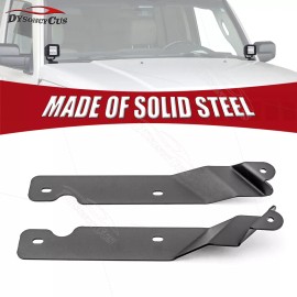 DYSO Fit Jeep Commander XK 06-10 LED Light Pod Side Upper Hood Ditch Mounting Bracket