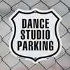 Dance Studio Parking 12 inch X 12 inch Shield-Shaped Rust-Free