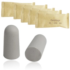 DELUXEFOX Ear Plugs for Sleeping, Memory Foam Soft Ear Plugs (5 Pairs), Soundproofing Sponge, Soundproofing Earplugs, Noise Cancelling, Good Sleep, Sleep Goods, Soft and Comfortable, Easy to Carry,