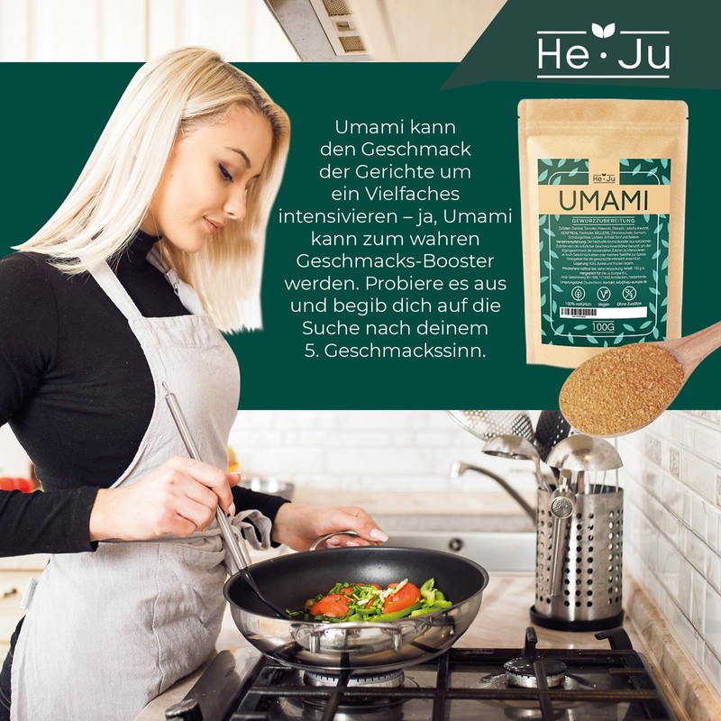 He-Ju Umami Spice Mix, 200 g, Umami Spice Vegan, No