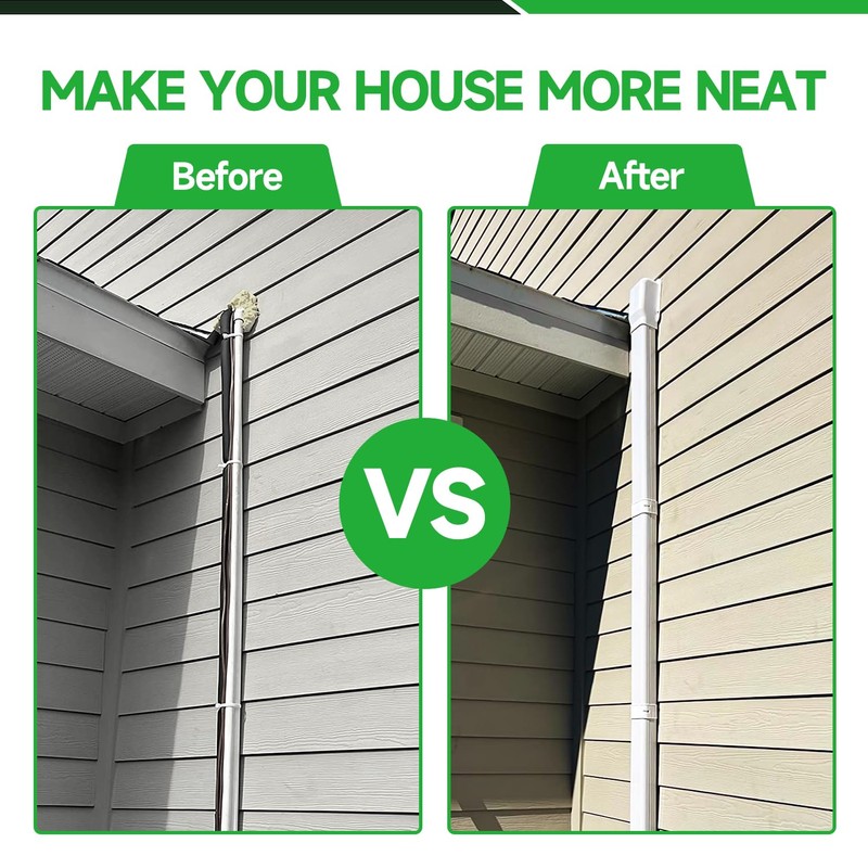 Cestluck 4 Inch Mini Split Line Set Cover 11 Ft,