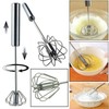 Mantraraj Hand Press Whisk Turbo Auto Rotating Mixer Cream Milk