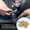 Augeny 10 Sets Seat Belt Button Stop, Plastic Seat Belt