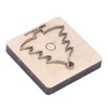 Leather Cutting Die Christmas Tree Alloy Steel and Birch Wood