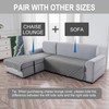 Genina L Shape Couch Cover, Sectional Couch Chaise Covers, Waterproof