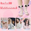 YSense 3 Pairs Womens Fuzzy Socks Cozy Winter Warm Fluffy