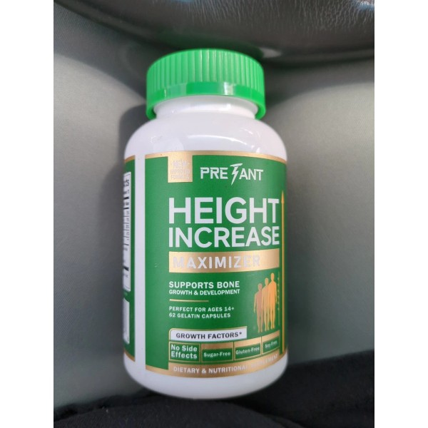 PRETANT Height Increase Maximizer Supports Bone Growth Development 62 Capsules