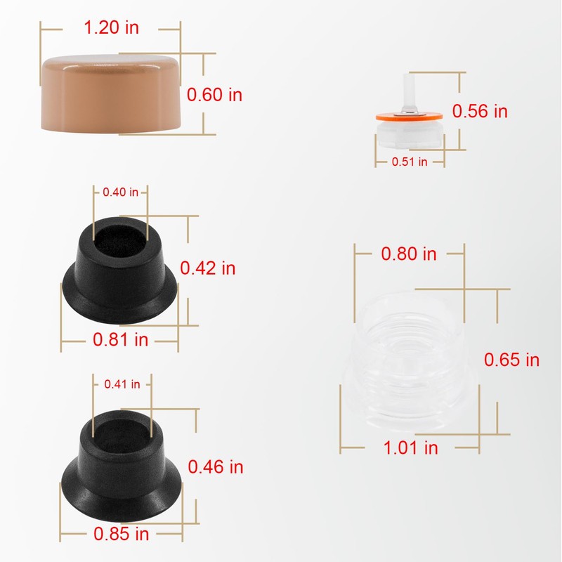 Bedalio RK-17MH Outside Faucet Repair Kit Metal Handle Compatible with