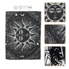 GRIRIW Black White Sun Tapestry Wall Hanging Boho Decor for