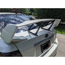 SDeelCase 1 x G1 Gloss Black Spoiler Wing Stabilizer Support Fit 11-14 Subaru WRX STI