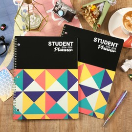 Student Planner 2024-2025 – School Planner 2024-2025 from Jul 2024 – Jun 2025, 9" × 11", Homework Academic Planner with Stickers, Strong Twin-Wire Binding, 12 Monthly Tabs, Great Weekly Lesson Planner