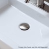 Luxier DS01-TB 1-5/8 in. Brass Bathroom and Vessel Sink Push