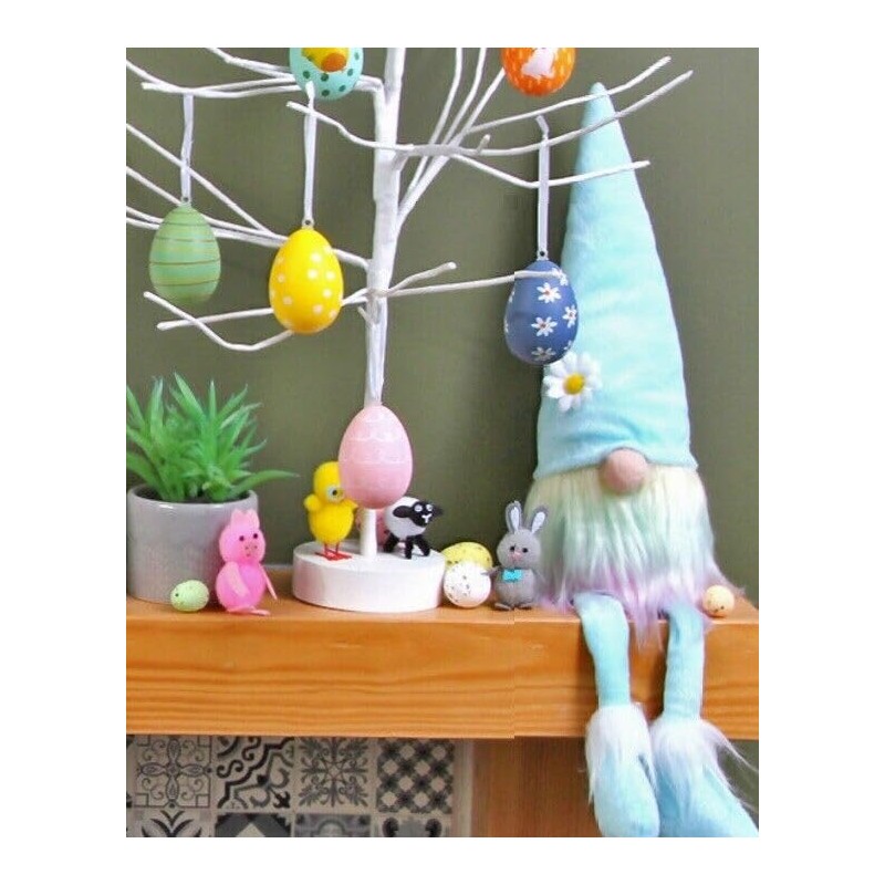 Easter White Twig Birch Table 59cm Tree Easter Eggs Party