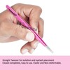 ZAMAHA UK Lash Eyelash Extension Tweezers, Japanese Stainless Steel Tools