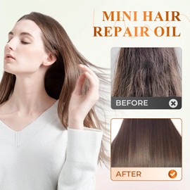 Mustowl Mustowl Perfume&Oil 2 in 1 - Avocado Nourishing & Shining Hair Oil for Frizzy, Mini Hair Perfume Oil for Travel, Repairing Damaged Hair Oil (40pcs)