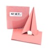 Apartina Napkins Fabric-Like Airlaid, Plain, Coral, Size 40 x 40