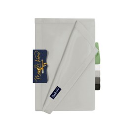 Marie´s Home Velvety Soft 1614.2354 Bed Sheet 180 x 275 cm Silver