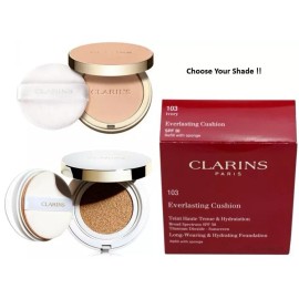 Clarins Everlasting Cushion Foundation Refill SPF 50 w/Sponge Sealed - 112 Amber