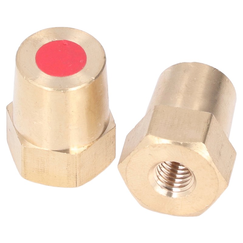 2pcs Battery Connector Revise M8 Brass Good Electrical Conductivity Pile