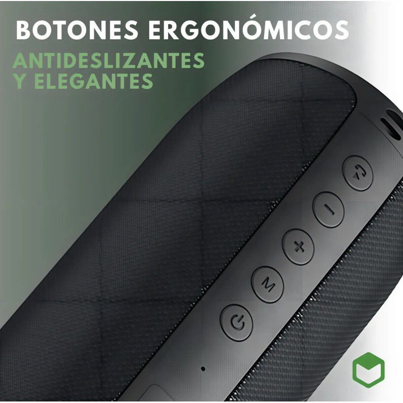 Bocina Zealot S51 s51 portátil con bluetooth waterproof negra